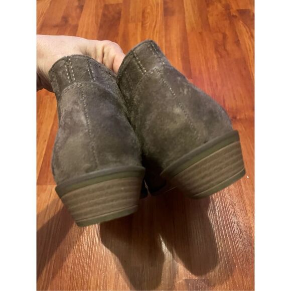 NWOT DOMINIQUE NICOLE Suede Ankle Boots. Size 11. - Picture 5 of 14